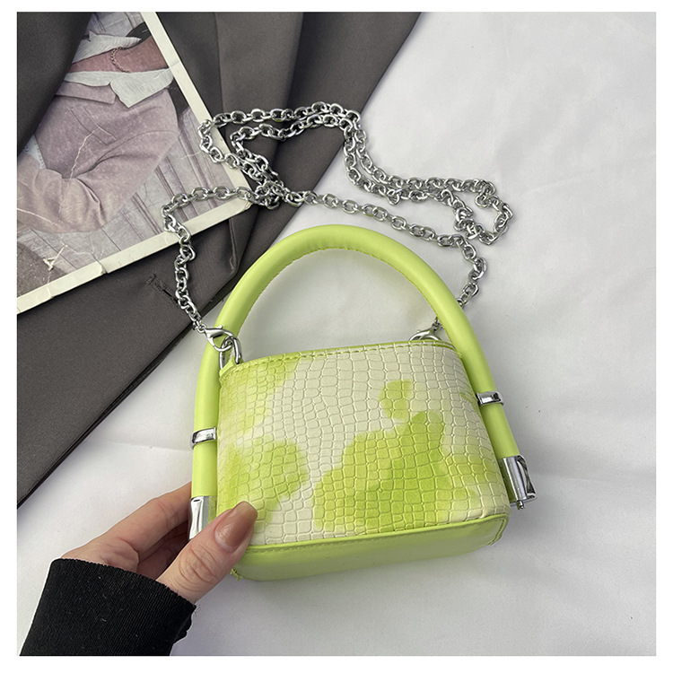 Frau Mini Pu-Leder Wolken Marmor Strassenmode Reißverschluss Handtasche display picture 6