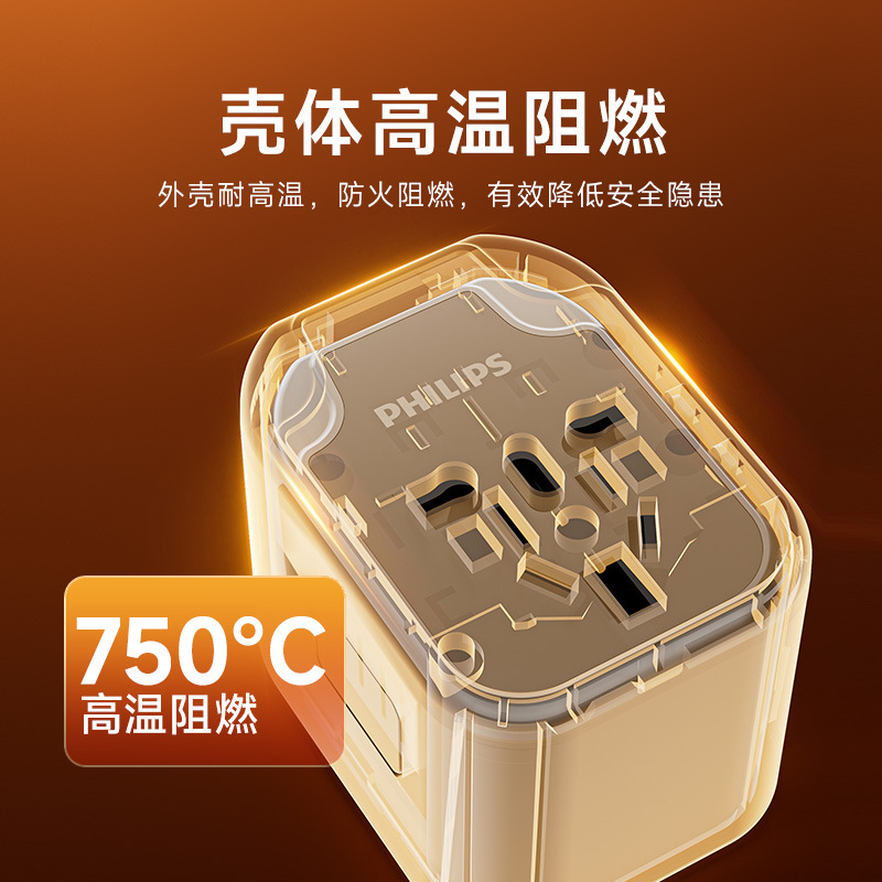 フィリップス SPS1001A ユニバーサルポータブル電源コンバーターソケット|undefined