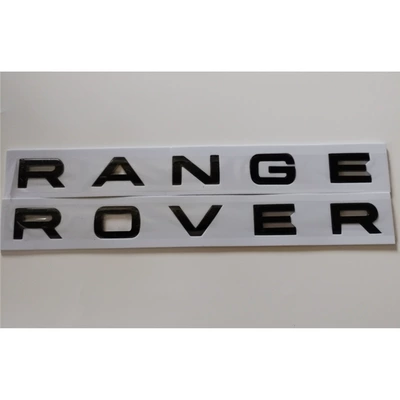 lettering, English lettering decals, executive | Car logo - standard-rangerover-front-letter-mark-glossy-black-set