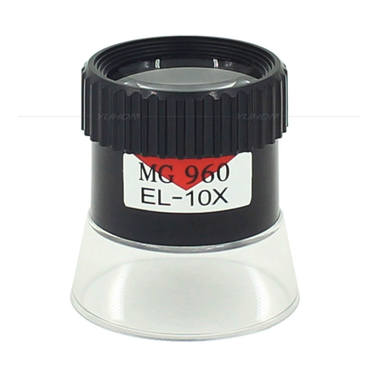 Цилиндр мини 10-кратное увеличительное стекло без помощи рук настольное фото зеркало антикварные украшения Штамп текстильное идентификационное зеркало