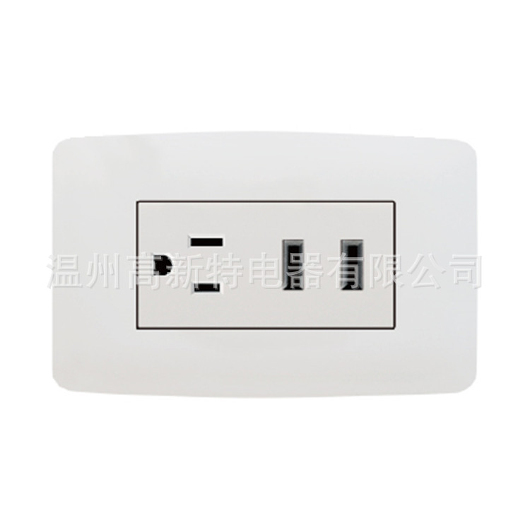 外贸南美开关118系列-118T USB插座 南美USB插座