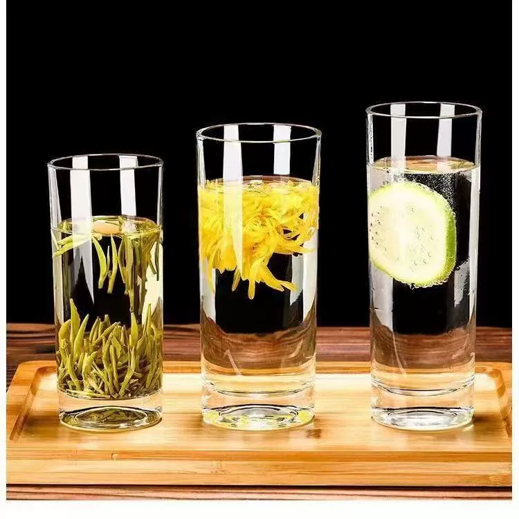Straight rings, clear water glass, increased thickness