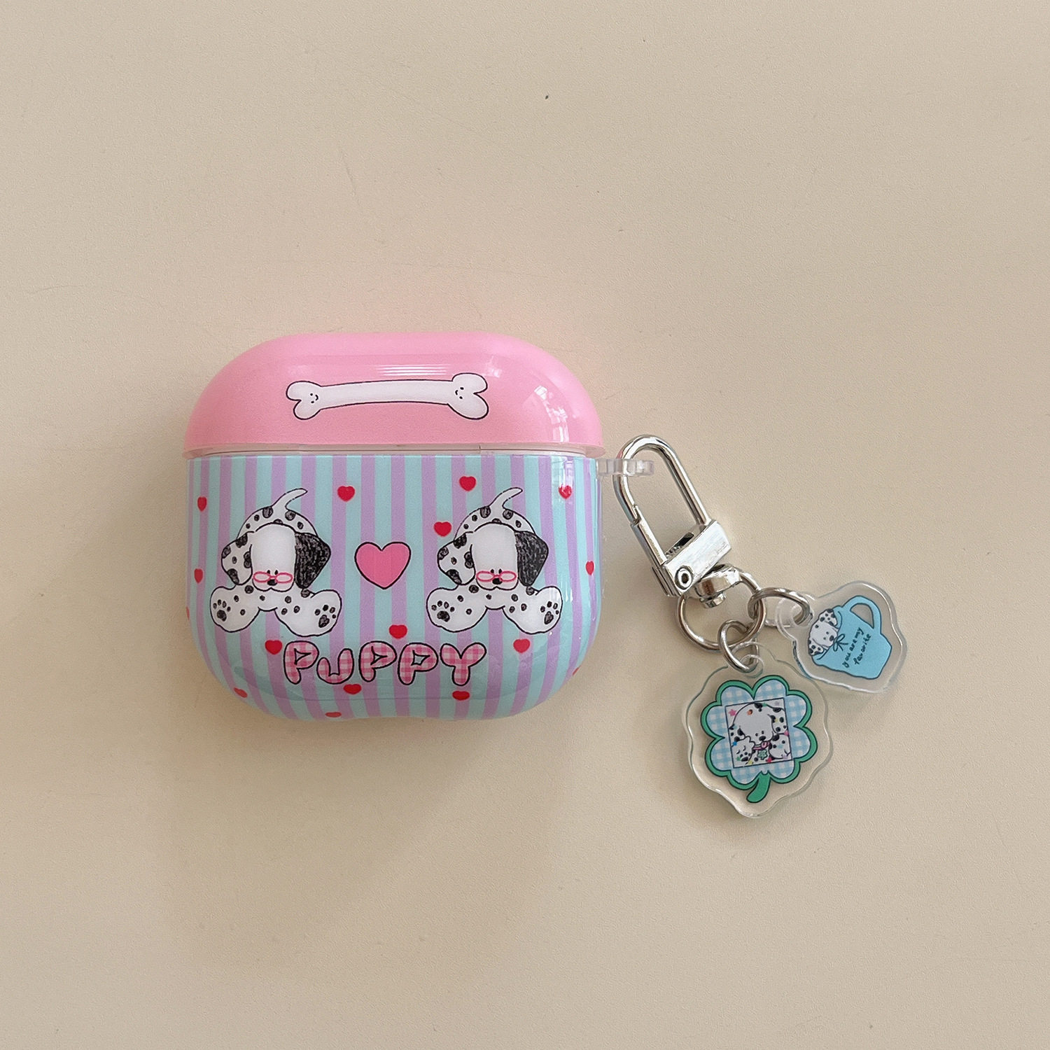 Lindo perro a rayas de dibujos animados de nicho para auriculares AirpodsPro2 nuevo par de 3/4 generación 1/2 generación Pro