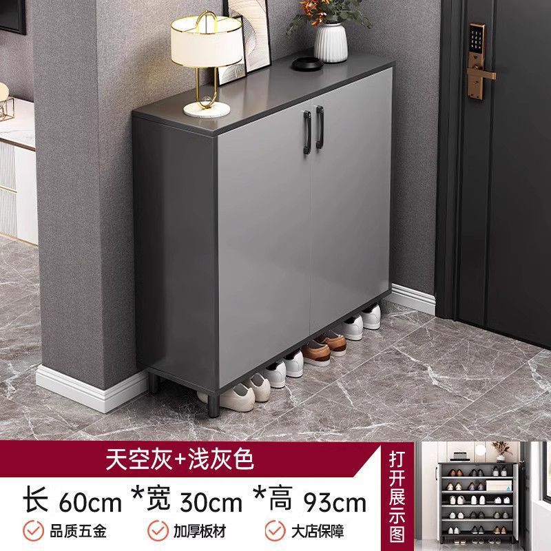 实木鞋柜家用门口室内爆款楼道进门大容量新款入户玄关柜轻奢鞋架|undefined