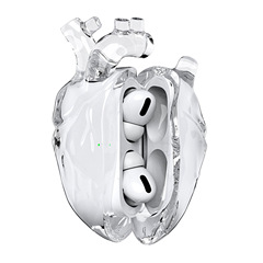 808FCオリジナル心臓エアポッドプロ2アップルイヤーケース液体シリカゲルairpods3保護カバー新型