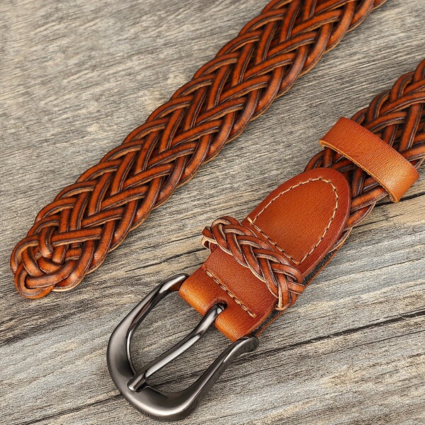 Retro woven durable classic belt handmade