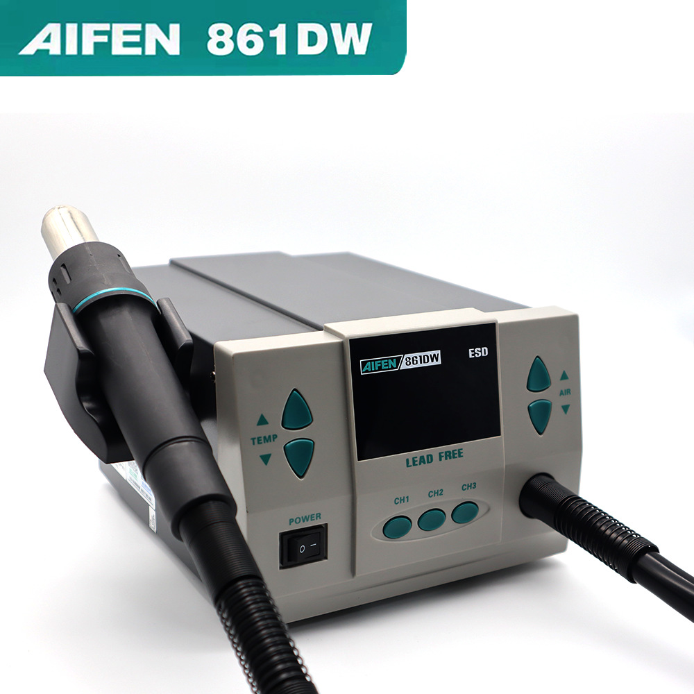 Паяльная станция AIFEN 861DW с набором 7 насадок