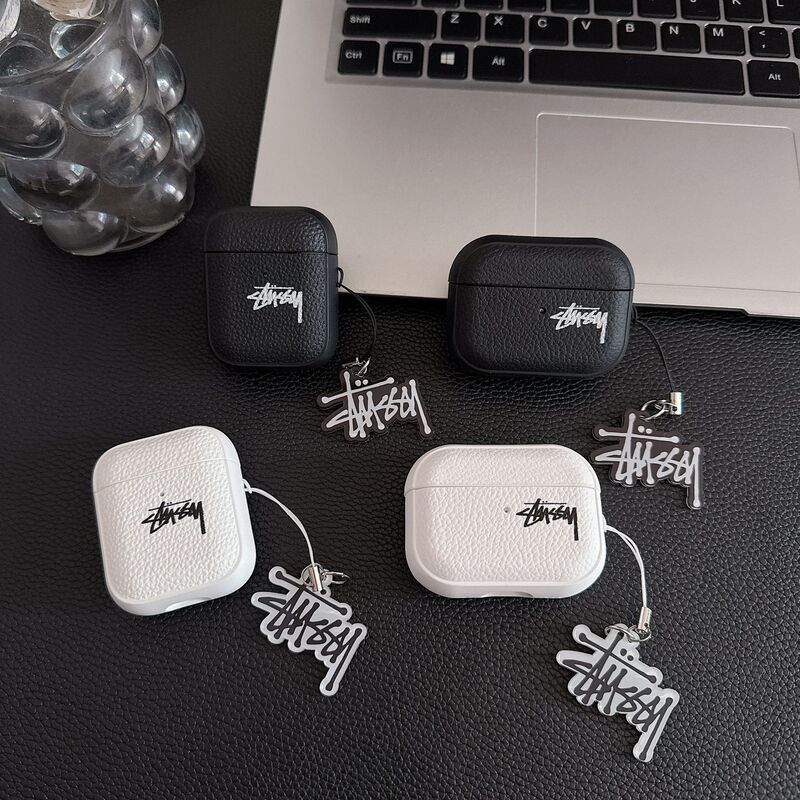 Chao Brand Litchi Pattern Suitable for Apple Wireless Bluetooth AirPods4 Generation Earphone Case 1/2 Generation Protective Cover Pro2 Generation