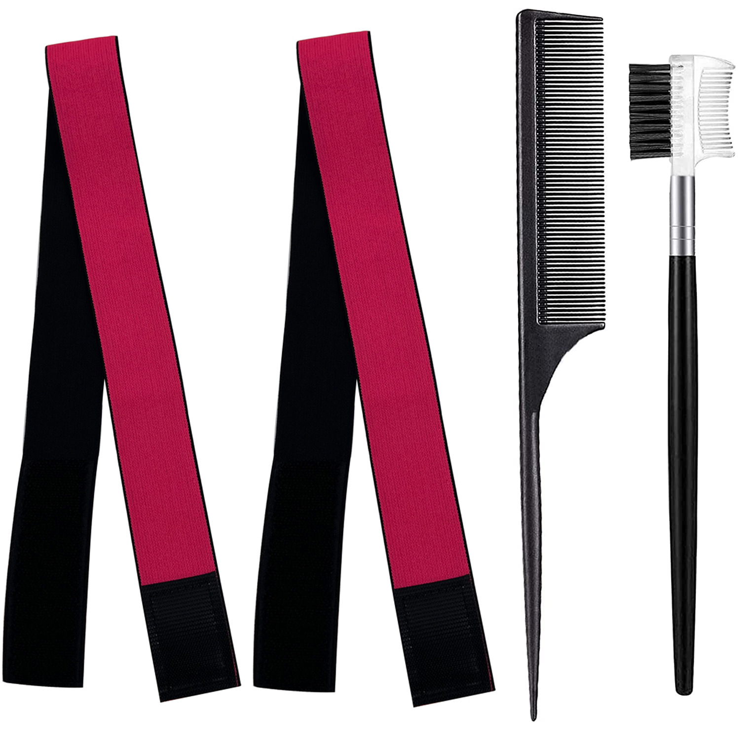 wig elastic band亚马逊爆款 双色假发松紧带美发头套固定防滑带