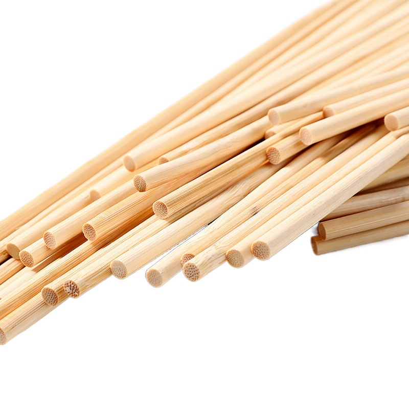 Palitos de bambú de 3 mm, brochetas de bambú de cabeza plana, clavos de bambú, palitos de madera, pequeños mástiles para banderas, palitos para piruletas, materiales artesanales de tejido de bambú para patrimonio cultural inmaterial