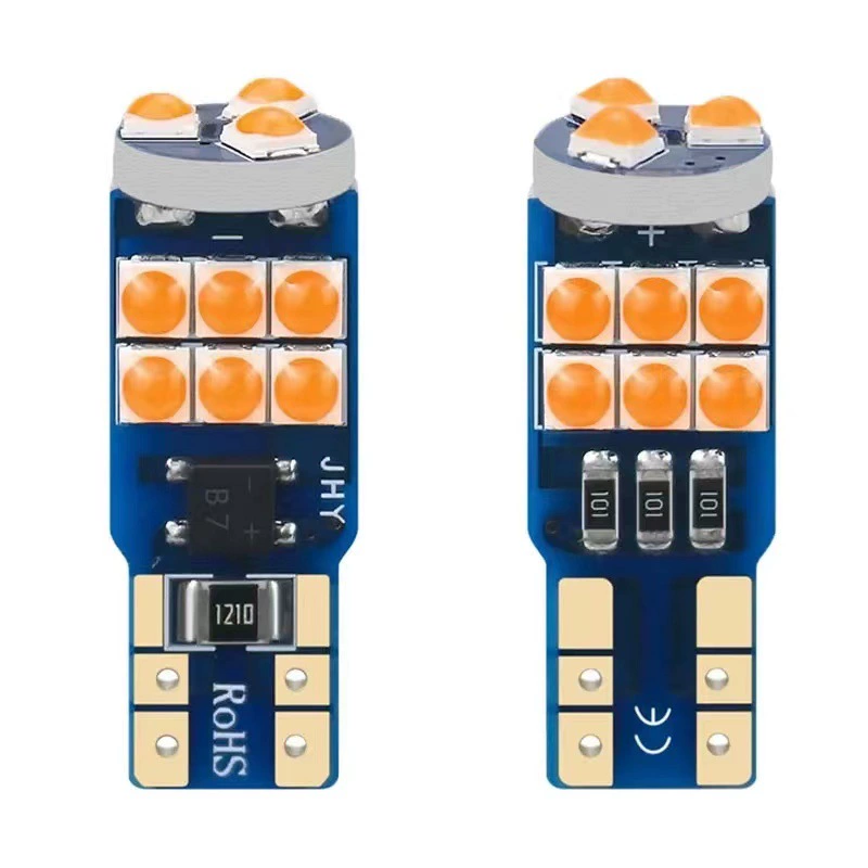 Светодиодный индикатор ширины T10 3030 15SMD автомобиль Canbus декодирование подсветка небольшой свет номерного знака Лампа для чтения