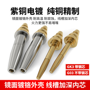 National Standard G03 Split and Other Pressure Semi-automatic Propane Cutting Nozzle Gas Liquefied Gas Cutting Nozzle for Flame Cutting Machine