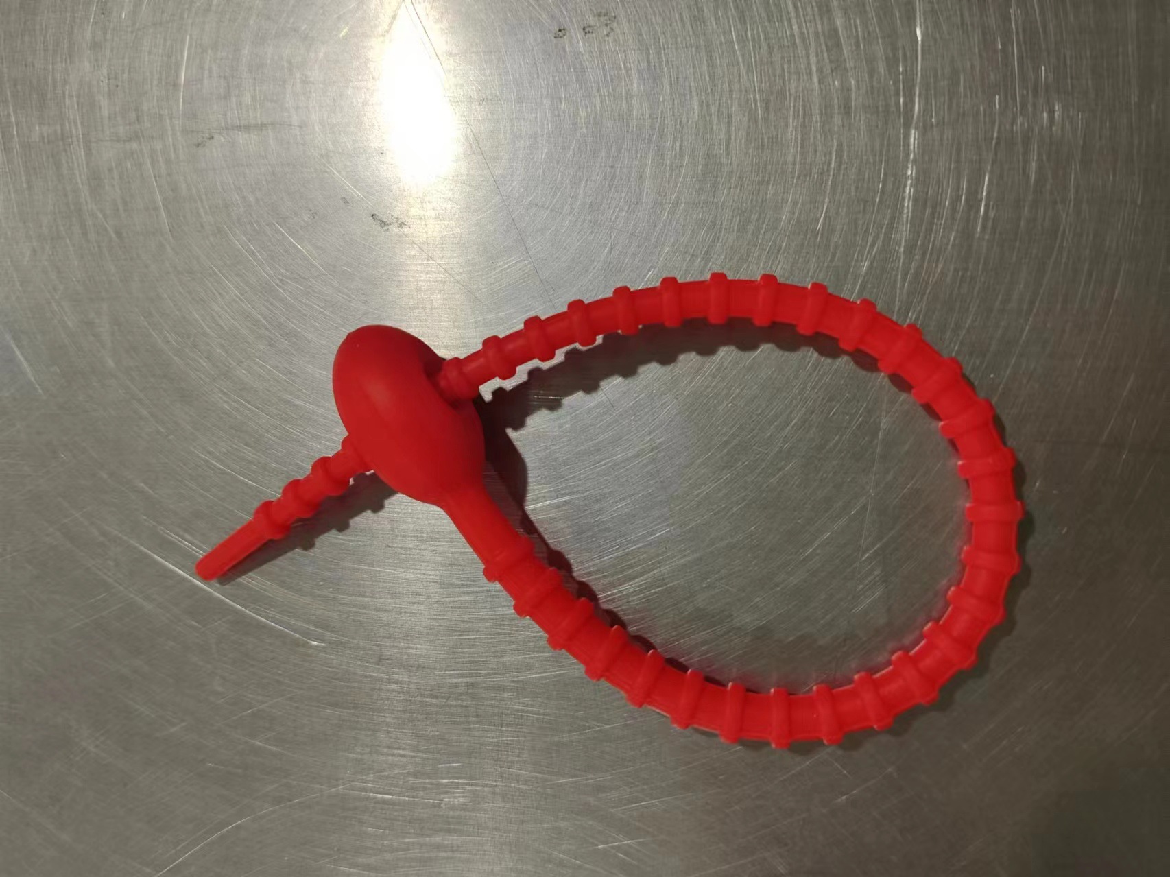 빨간 실리콘 스트랩 215mm