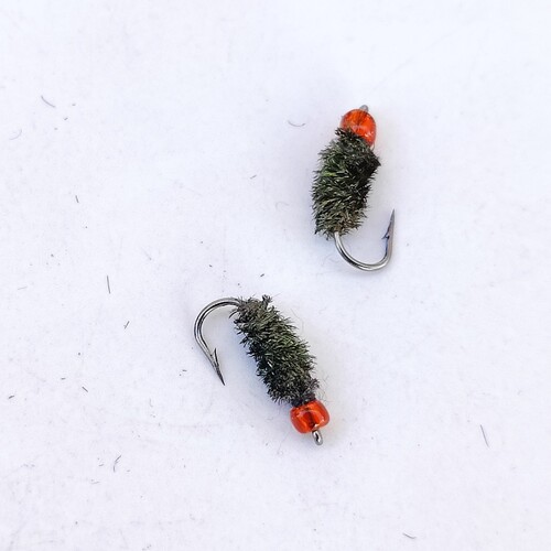 Fly hook lure set, poisonous mosquito fishing set, poisonous insect hook, horse mouth fly hook, white striped milk hook, micro-object lure bait