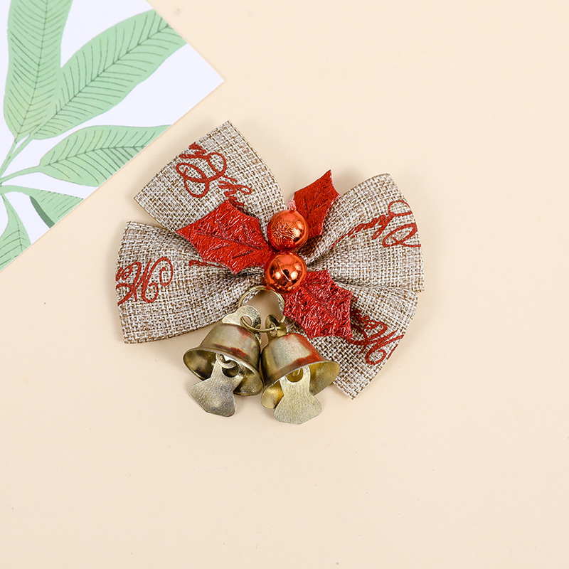 2024 Navidad accesorios de Navidad árbol de Navidad guirnaldas decoraciones arco de arco pequeño arco