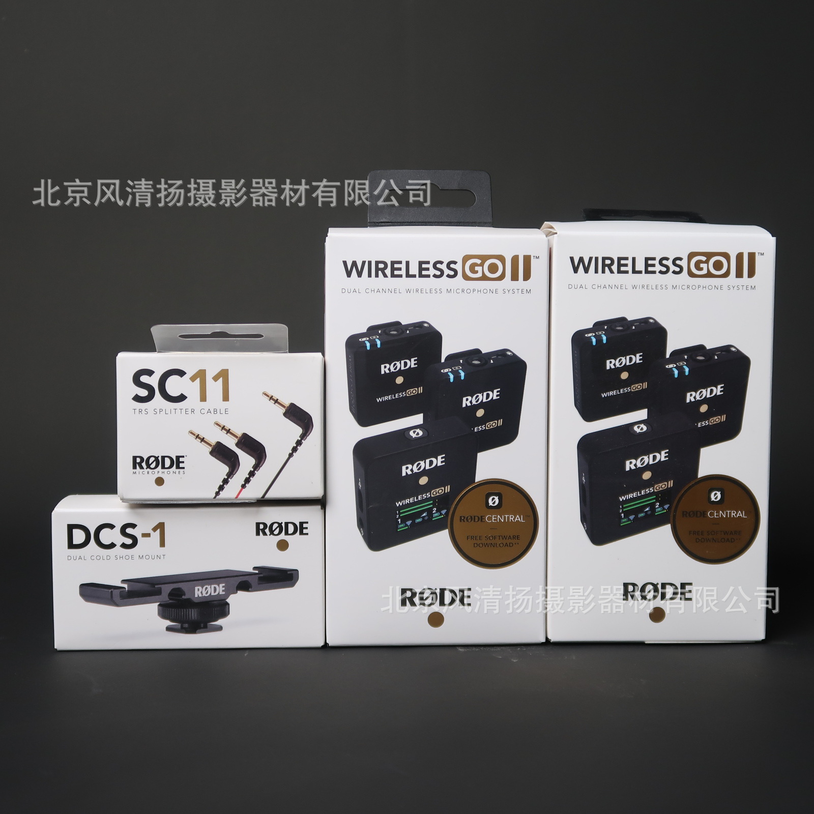 罗德一拖四相机方案 3.5mm 高品质音频录制 乐器声乐学校搭配使用