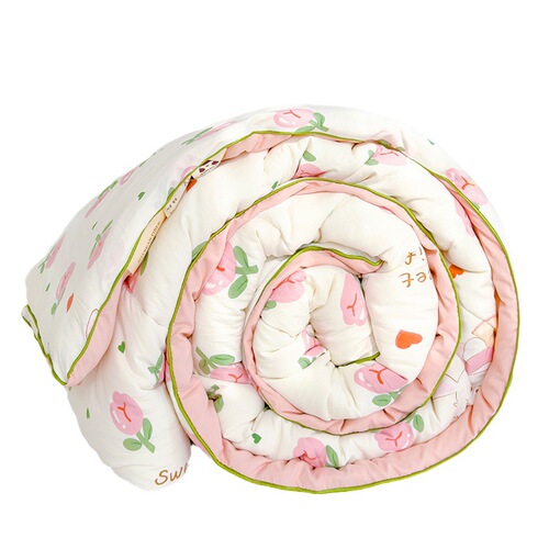 A Class Maternal and Child Grade Soy Fiber Spring and Autumn Quilt Core Washable Thick Warm Winter Quilt for Children and Babies Wholesale