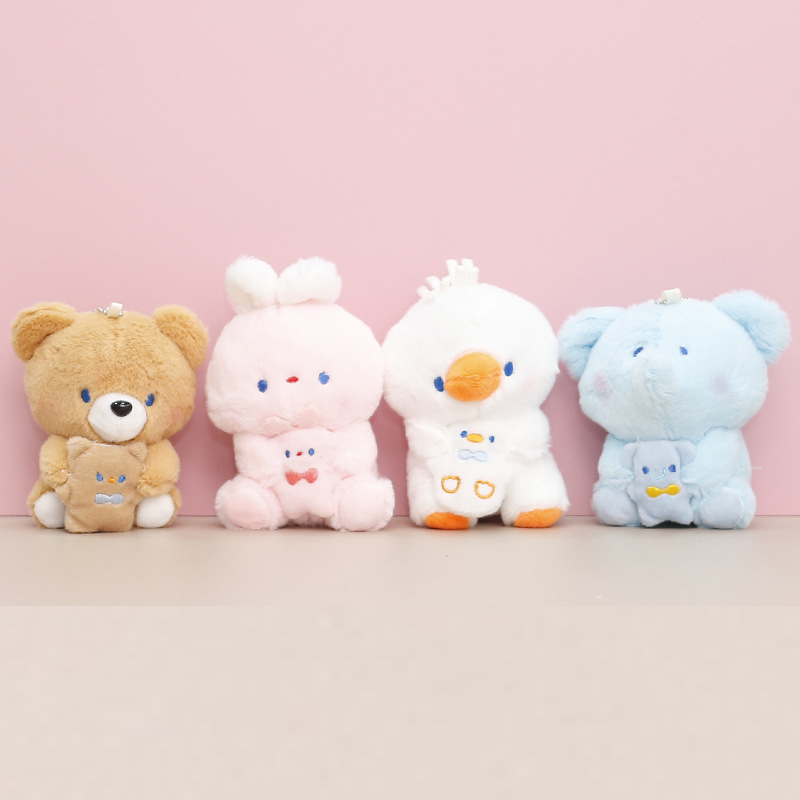 Mini plush bear doll, cute doll, wedding gift, wedding gift, toss doll, wholesale