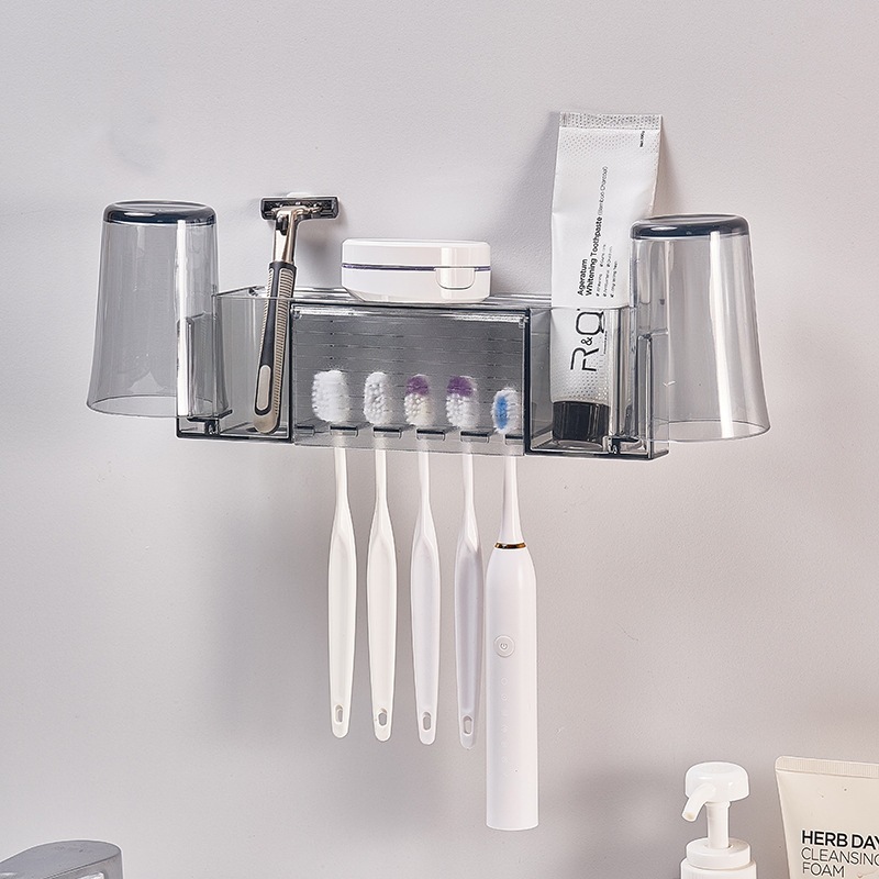 Set di articoli essenziali per la casa: dentifricio, collutorio, porta spazzolino e bicchiere 12019_voghion.com