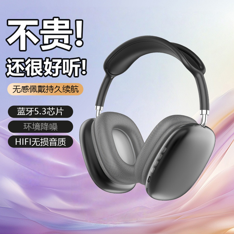 Head-Mounted Bluetooth Headset for Gaming and Sports, Noise Reduction, Ultra-Long Battery Life, Card-Insertable, Stereo, Unisex, Mz09
