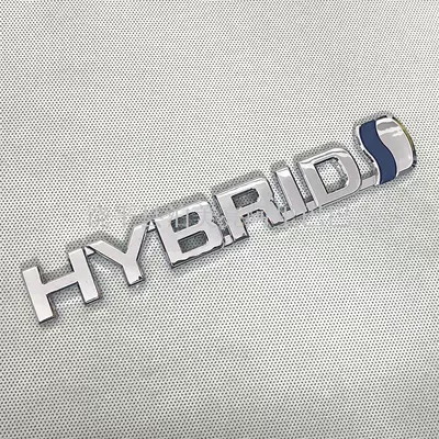 Applicable to Toyota Crown Car logo - standard-hybrid-side-mark-silver-single-piece