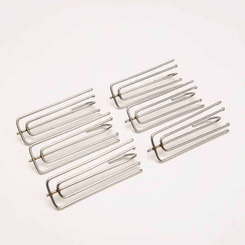 Curtain hook four-claw hook cloth hook Korean pleated curtain single hook S-shaped pointed hook curtain accessories