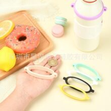 亚马逊户外硅胶水杯提手带挂绳吊带水杯提手环绑带户外运动便携|undefined