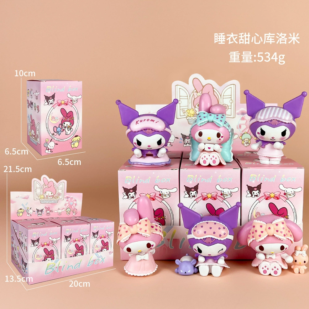 Sanrio Blind Blind Прорицание Куроми Пати Мелати Волбери Киллер аниме кукла модель, моделирование Play Tide Play