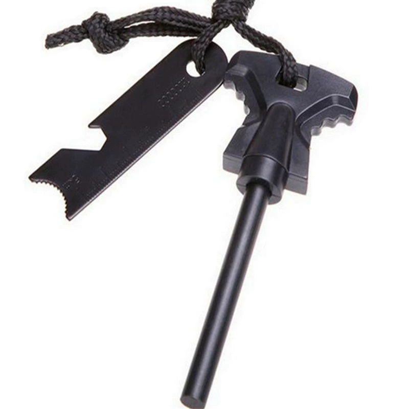 Большая бабочка Многофункциональный кремневой инструмент выживания на открытом воздухе огонь Магний палка огонь палка поле выживания Оборудование