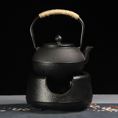 Japanese charcoal stove wood charcoal stove outdoor alcohol stove carbon fire heating cast iron wind stove charcoal stove cast iron kettle tea set