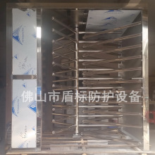 火车站平顶单向梳状门广州客运站旅客限行单项手动不锈钢转闸厂家