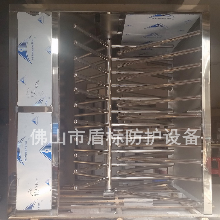 火车站平顶单向梳状门广州客运站旅客限行单项手动不锈钢转闸厂家