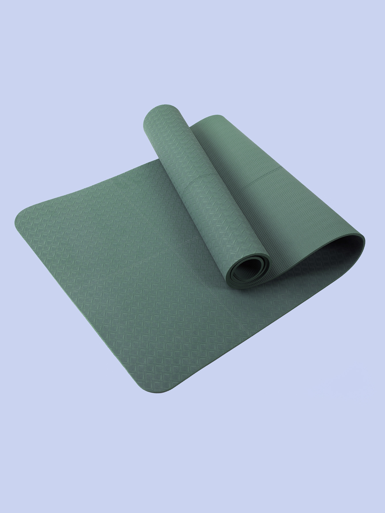 TPE plegable yoga de yoga conveniente ensanchamiento y espesamiento estudiante almohadilla de siesta deportiva antideslizante yoga de yoga fábrica al por mayor