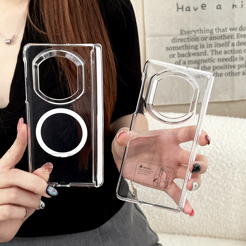 Suitable for Huawei Mate X 30% off Stacked Screen Phone Case, Central Axis 6 Transparent Pc Magnetic Suction Magicvs3 Anti-Fall Protective Case Suitable for Huawei Mate X 30% off Stacked Screen Phone Case, Central Axis 6 Transparent Pc Magnetic Suction Magicvs3 Anti-Fall Protective Case