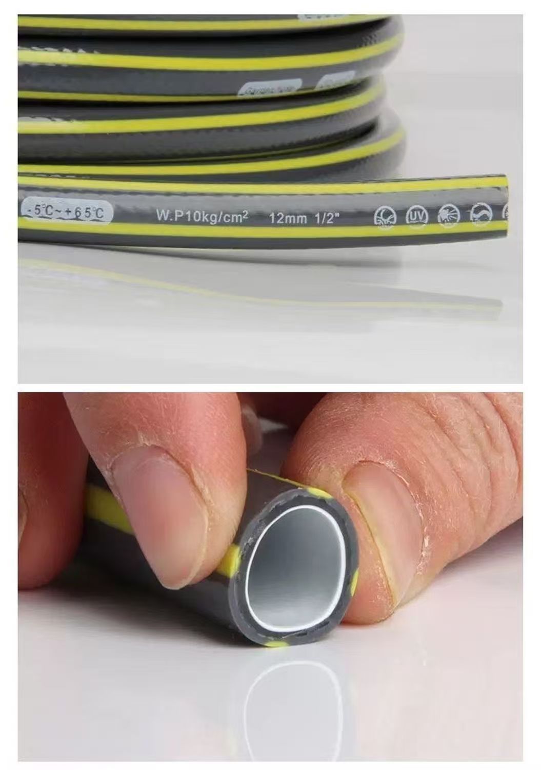 Directly supplied by the manufacturer, thickened and reinforced explosion-proof water hose for home use, car washing water gun, vegetable watering and cleaning tool, spray gun connector