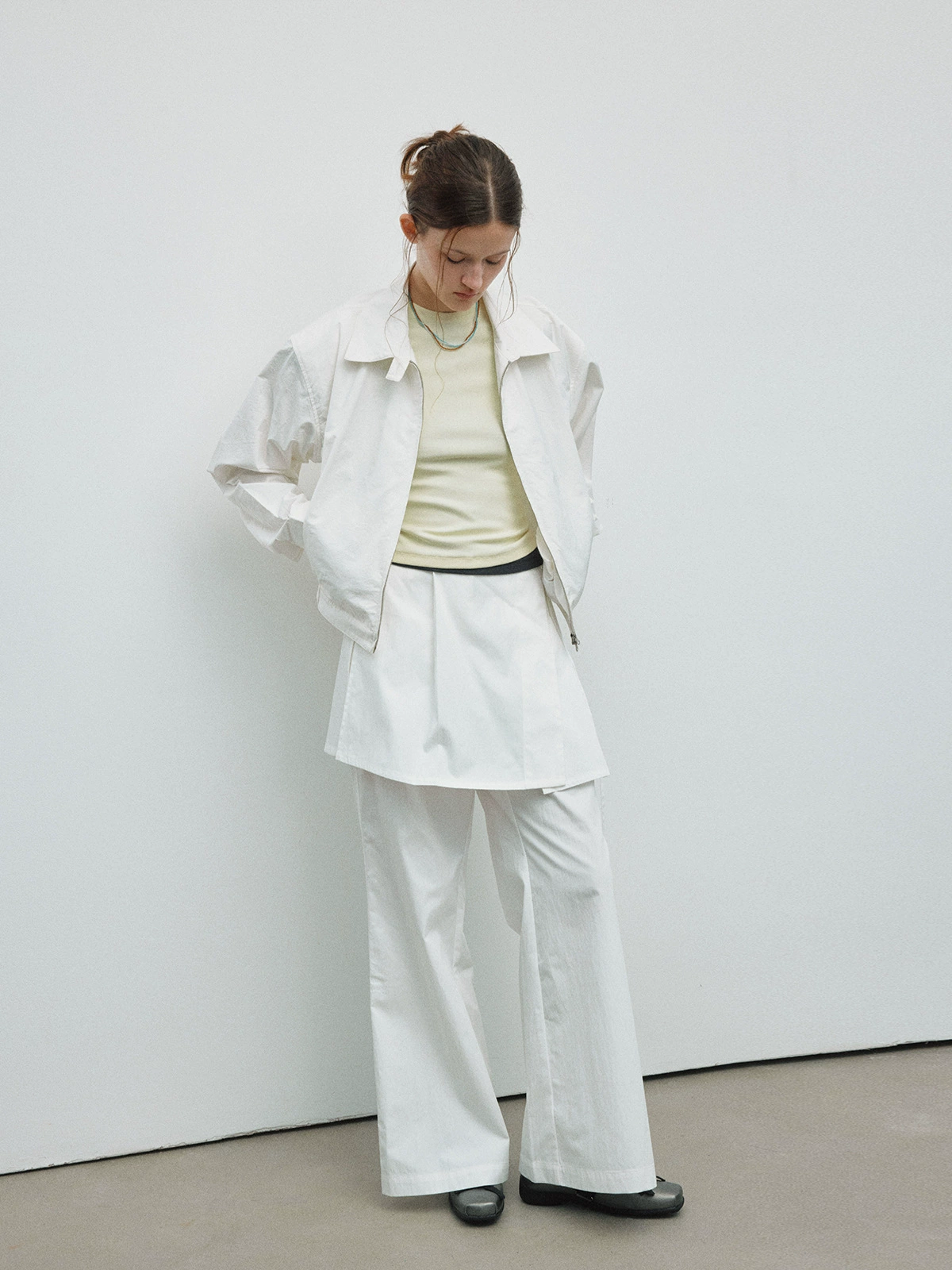 Spring shirt for leisure, short jacket
