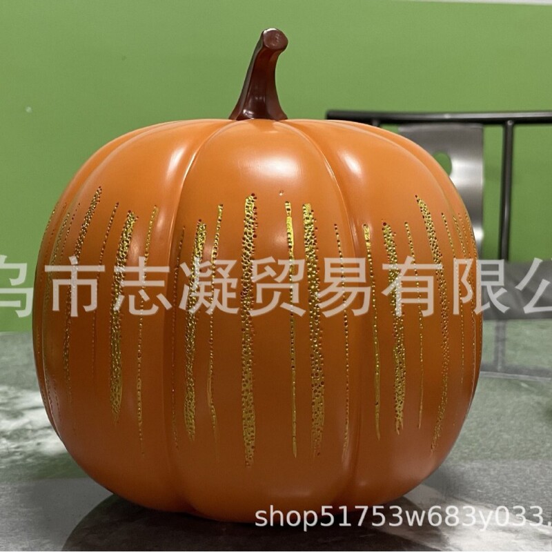 跨境新款Twinkle Light Pumpkins闪闪发光的南瓜家居摆件|undefined