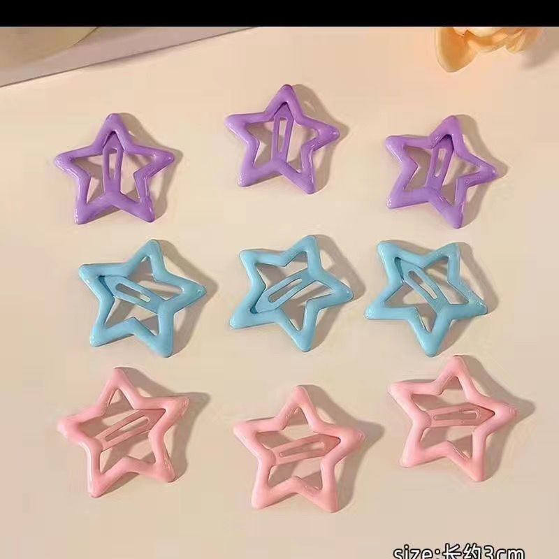High-quality star hair clips for children, girls' bangs clips, small hairpins for adult women, five-pointed star hair accessories wholesale High-quality star hair clips for children, girls' bangs clips, small hairpins for adult women, five-pointed star hair accessories wholesale