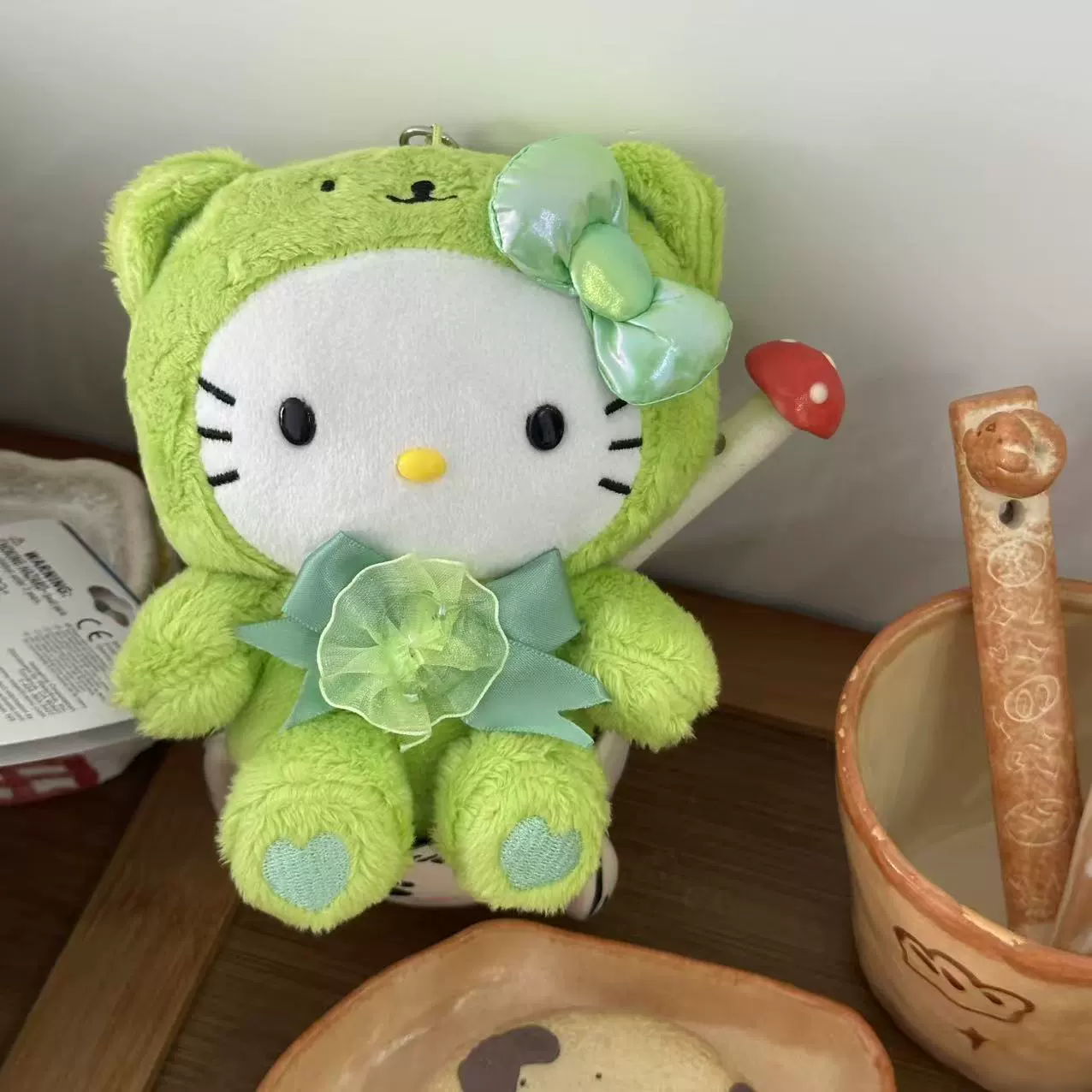Плюшевая подвеска-брелок для ключей (Hello Kitty) симпатичная кукла, мягкая мини-плюша 10+ вариантов дизайна, подарок 0.038 кг