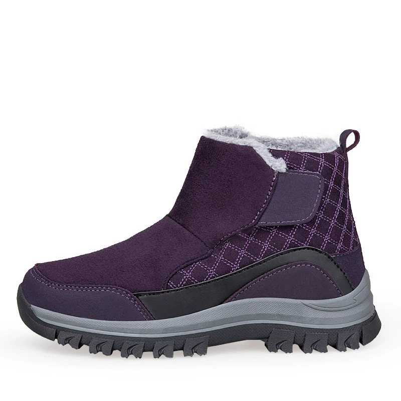 Winter high warm shoes for mother platform, non-slip keep warm boots, plus size, for middle age