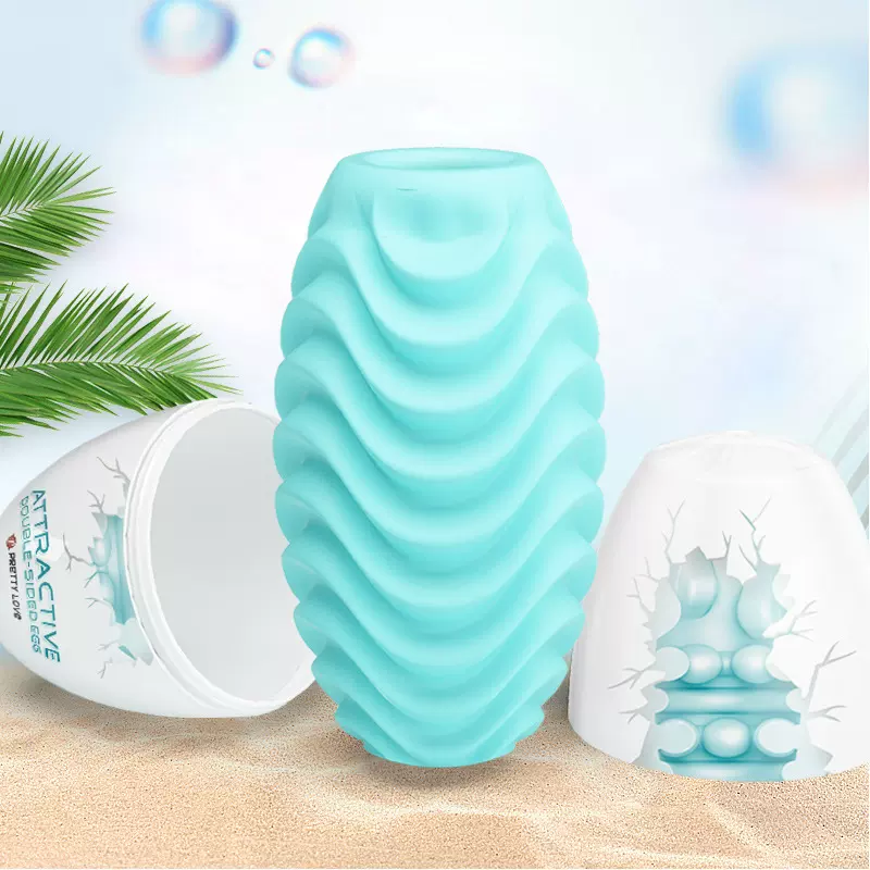 派蒂菈 男用成人情趣性用品自慰按摩器双面迷你飞机蛋014832-3