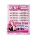 LifeGirls Gel-free Sunflower False Eyelash Natural Curled Transparent Stem Root Clear Jelly Gel Eyelash