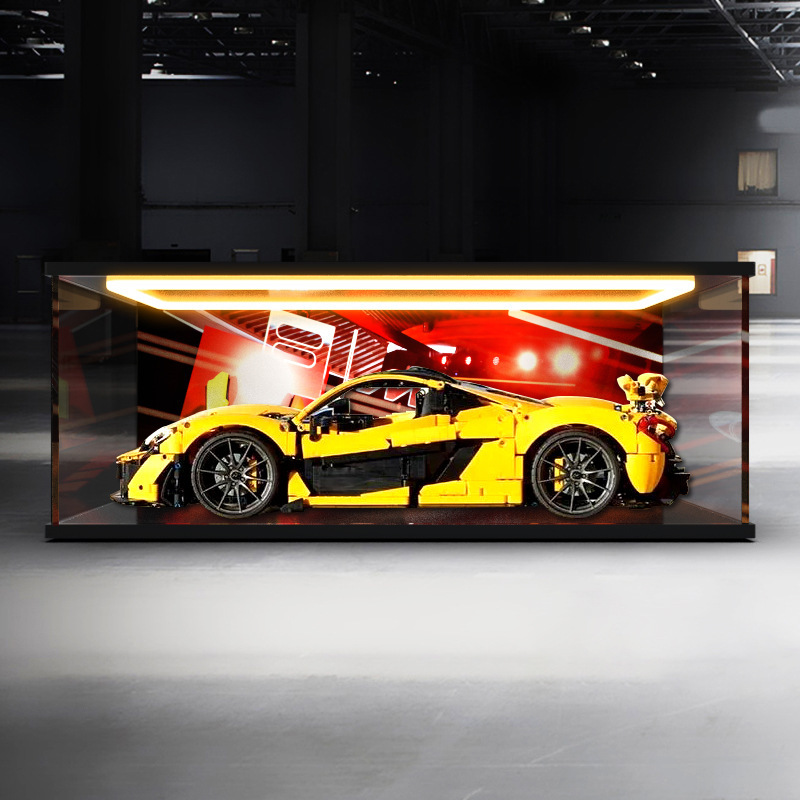 Display Box for Lego 42172 McLaren P1 Building Blocks Toy Storage Box Model Cover Acrylic Dust-proof Box Display Box for Lego 42172 McLaren P1 Building Blocks Toy Storage Box Model Cover Acrylic Dust-proof Box