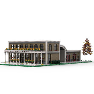 Строительные блоки трансграничные MOC-96122 1/40 Breakwater Pass Pretorius Bus Termina