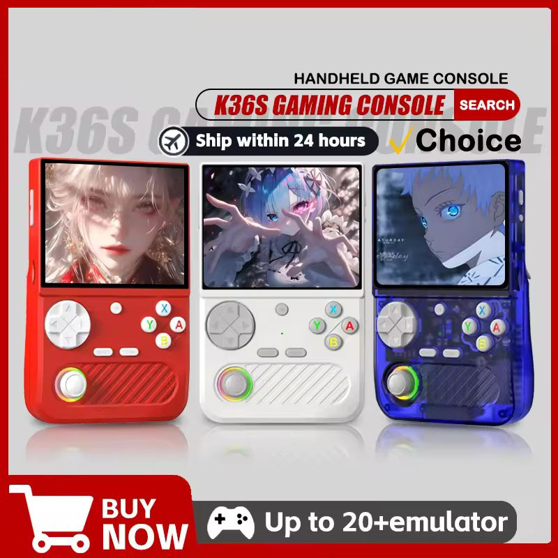 K36S Open Source Handheld Portable Retro Joystick Gba Arcade 3.5inch Ips Screen Hd Psp Game Console Cross-Border 1