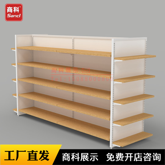 韶关天猫店711社区超市美宜佳便利店双面中岛货架厂家批发