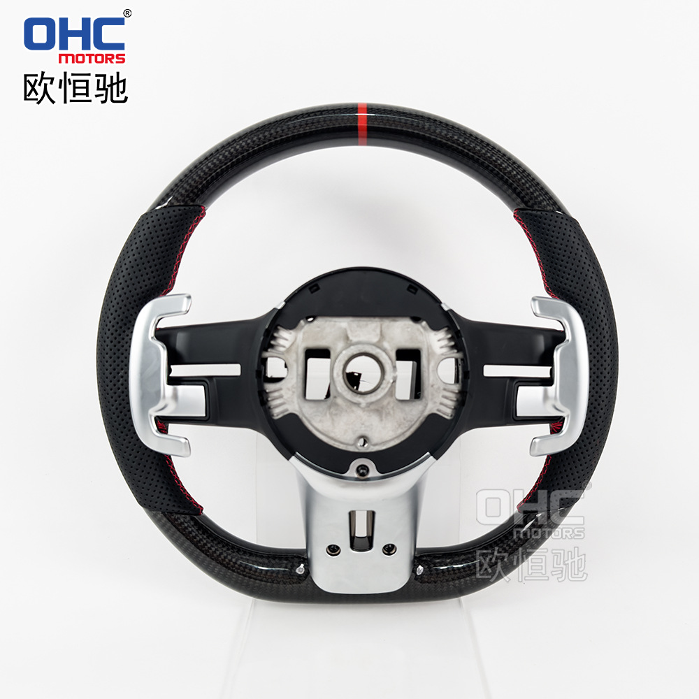 Suitable for Mercedes-Benz A- Class C- Class E-Class GLA GLC GLB GLE carbon fiber steering wheel dragonfly disc old change new modification