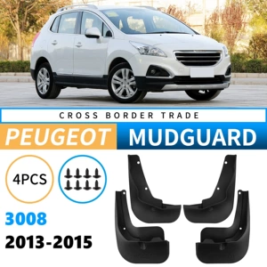 Peugeot 3008 2013-2015 avtomobil təkər palçıq qoruyucuları