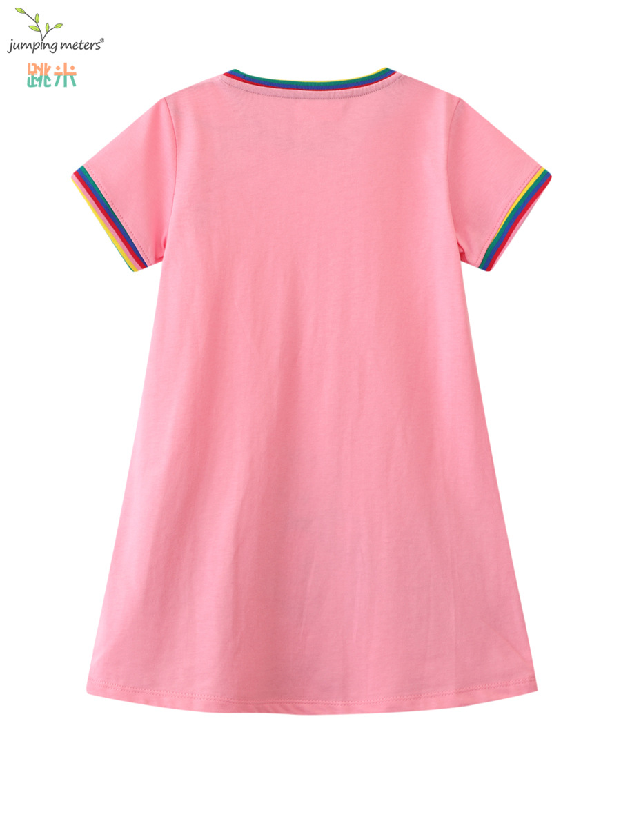 Vestido de niña de punto bordado, estilo europeo y americano, novedad de verano 2026, distribución transfronteriza