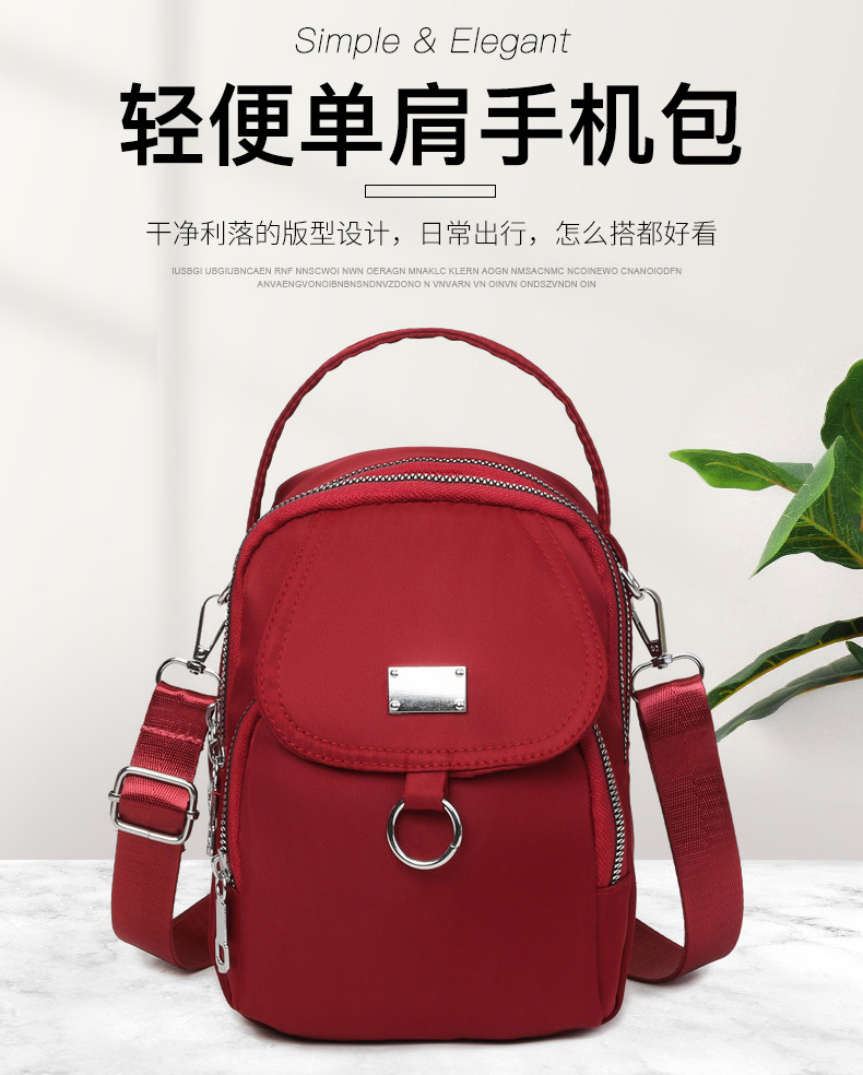 Handytasche Mini Kleine Tasche Neue Kleine Quadratische Tasche Umhängetasche Umhängetasche Mode Frauen Casual Key Zero Brieftasche – Detail 3